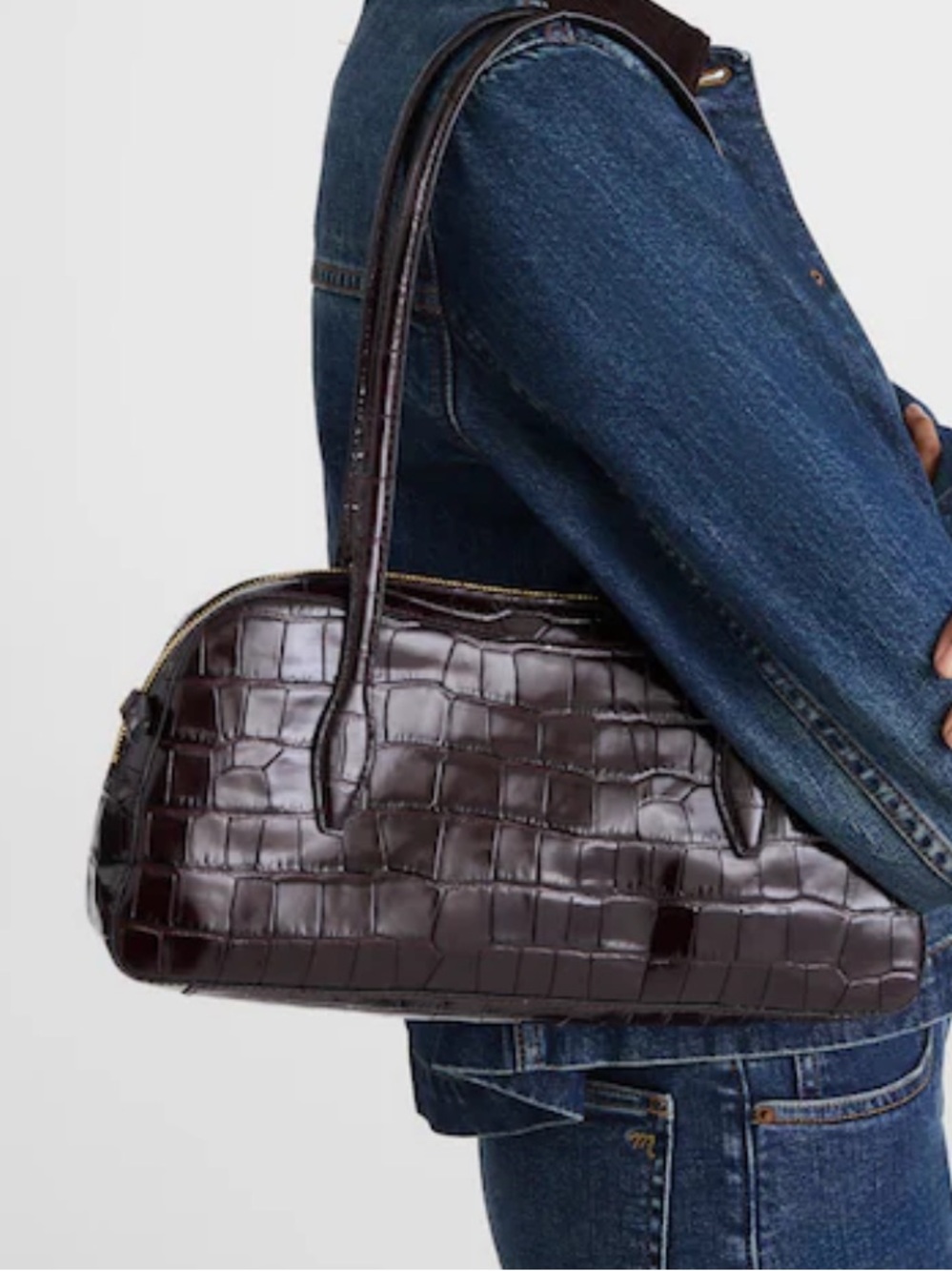 Madewell top zip shoulder bag